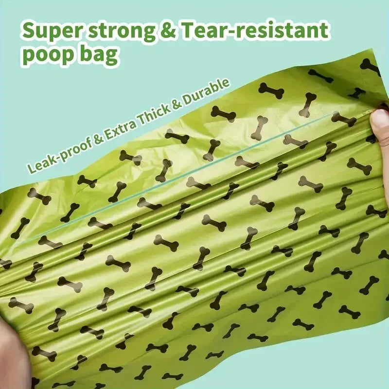 Bolsas para Excrementos de Perro en Rollos – Bolsas de Recogida para Paseos, Hogar y Exteriores (15 por Rollo)