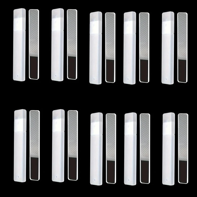 Lima de Uñas de Cristal Nano – Pulidor y Brillo para Manicura, Lavable y Reutilizable