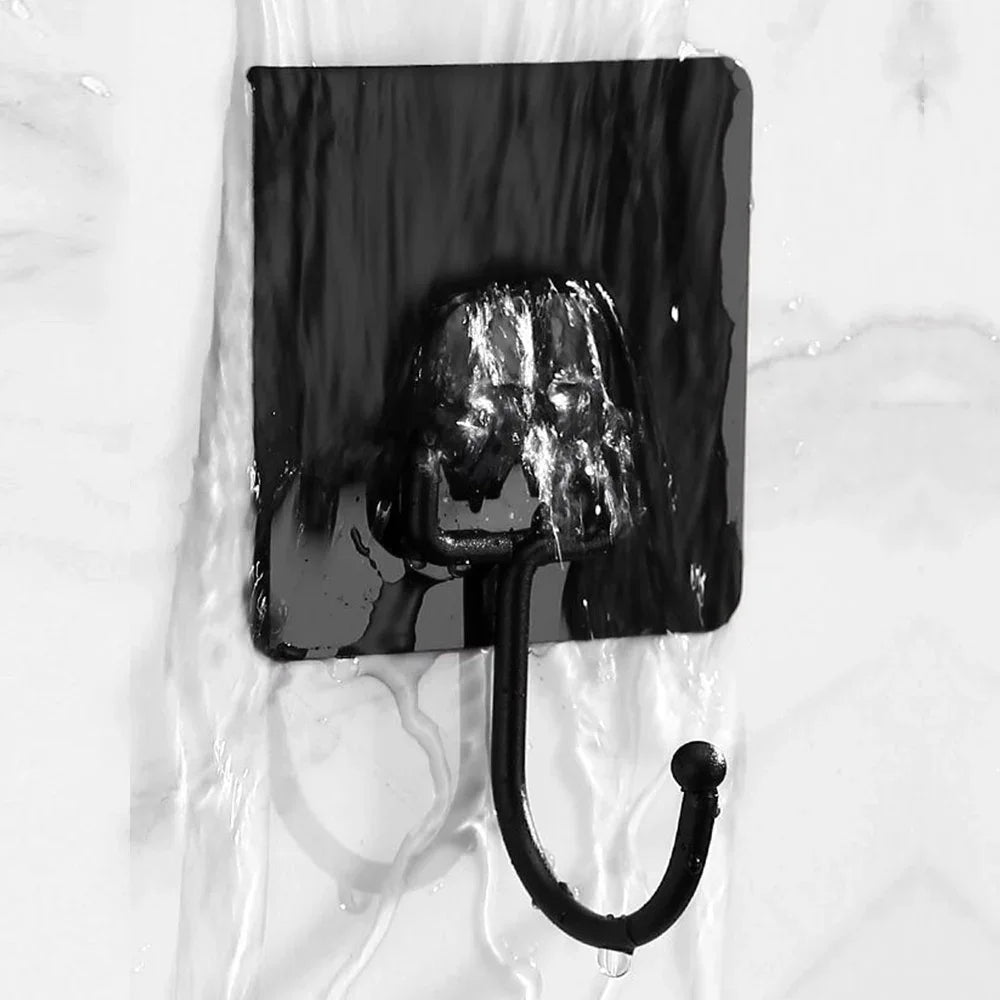 Ganchos Adhesivos Fuertes para Pared Pack de 12 – Sin Taladro para Cocina, Baño y Toallas