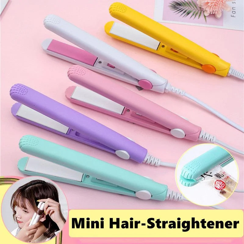 Mini Plancha para el Cabello – Alisadora Portátil de Cerámica con Calentamiento Rápido