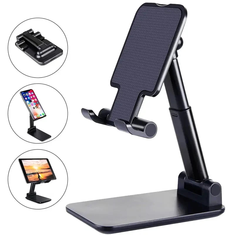 Soporte ajustable para teléfono y tableta de escritorio
