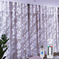 Luces Navideñas LED de Hadas – Cortina de Guirnalda Luminosa con Control Remoto y USB para Árbol de Navidad y Decoración del Hogar