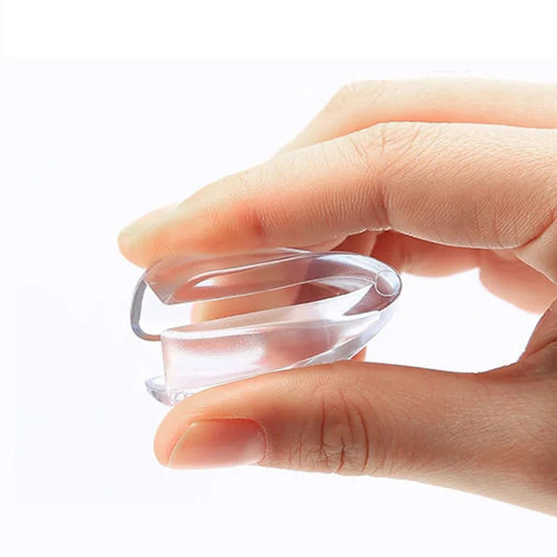 Protectores de Esquinas de Silicona para Bebés – Cubiertas Transparentes Antigolpes para Mesas y Muebles