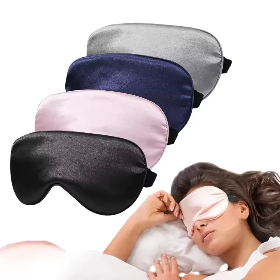 Antifaz de Seda Suave para Dormir – Bloqueo Total de Luz, Sin Presión en los Ojos y Correa Ajustable