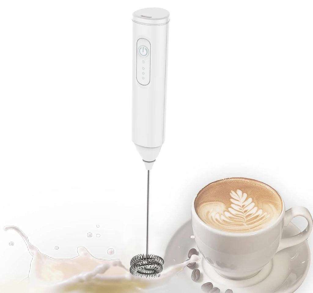 Espumador de Leche Eléctrico USB – Batidor de Café 3 Velocidades Recargable