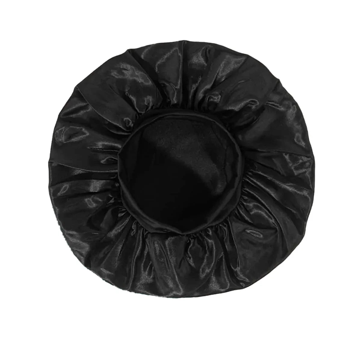 Gorro de satén para dormir, cuidado del cabello para mujer