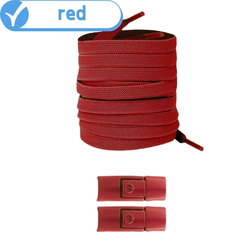 Cordones Elásticos Sin Atar con Cierre a Presión – Cierre Rápido Sin Nudos para Zapatillas