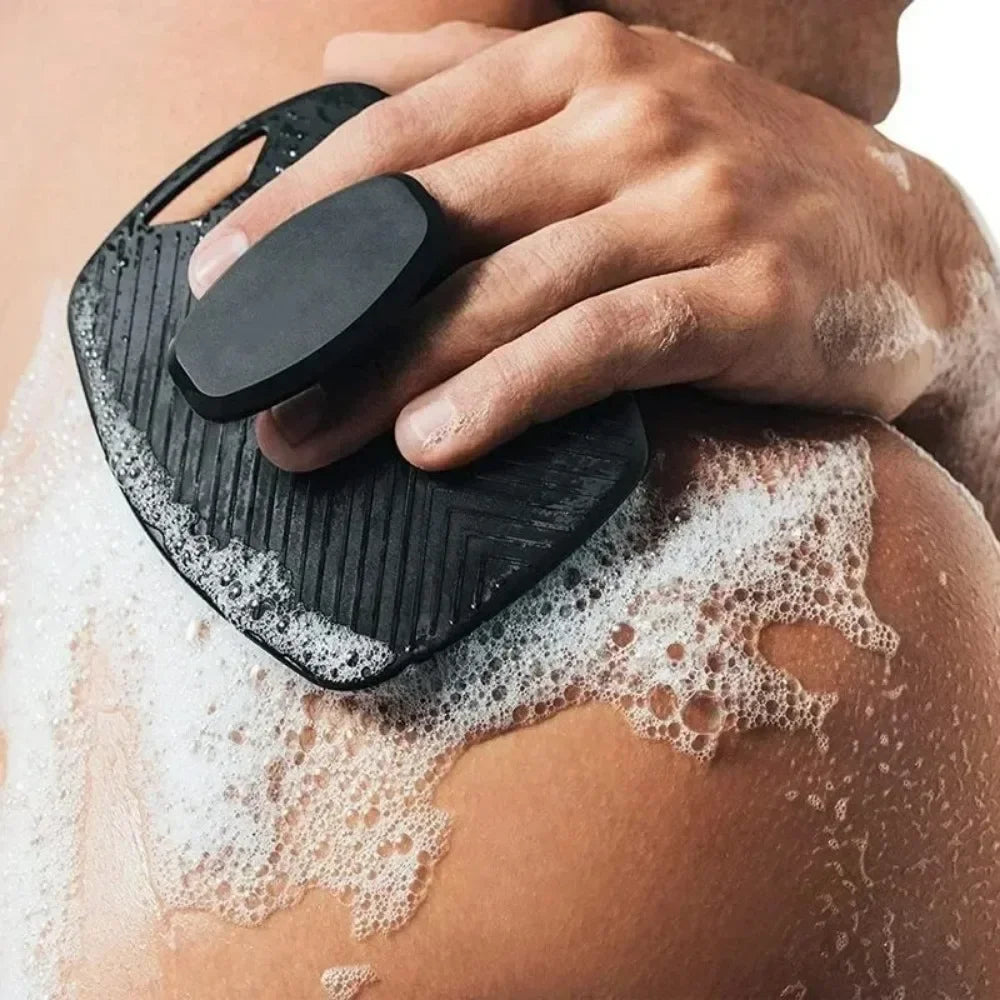 Cepillo Corporal de Silicona Suave para Ducha – Exfoliante de Mano Fácil de Limpiar