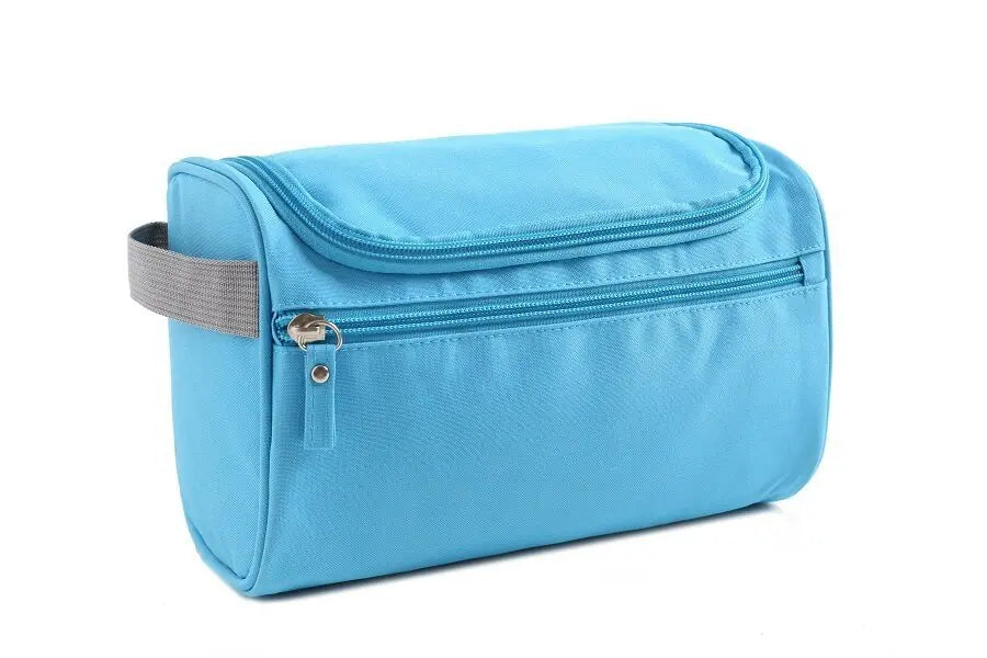 Neceser de Maquillaje y Cosméticos Portátil Impermeable – Estuche Organizador de Viaje con Asa para Mujer y Hombre