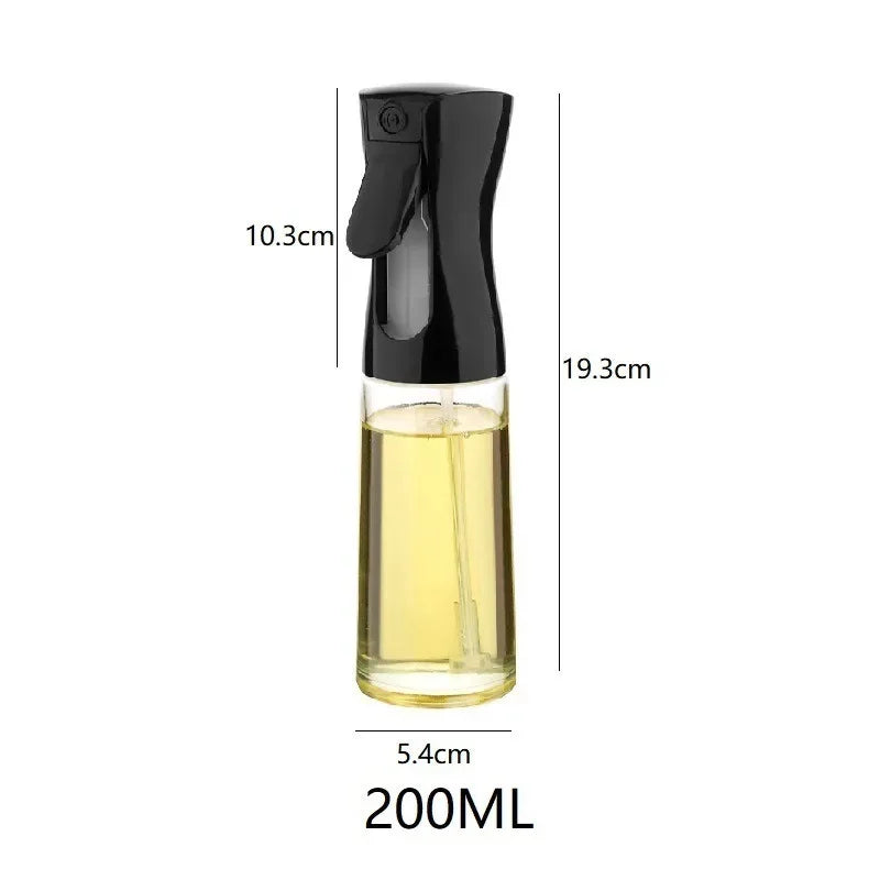 Pulverizador de aceite para cocina, botella spray reutilizable de 200/300/500 ml