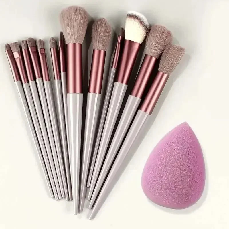 Set profesional de brochas de maquillaje (13 piezas)