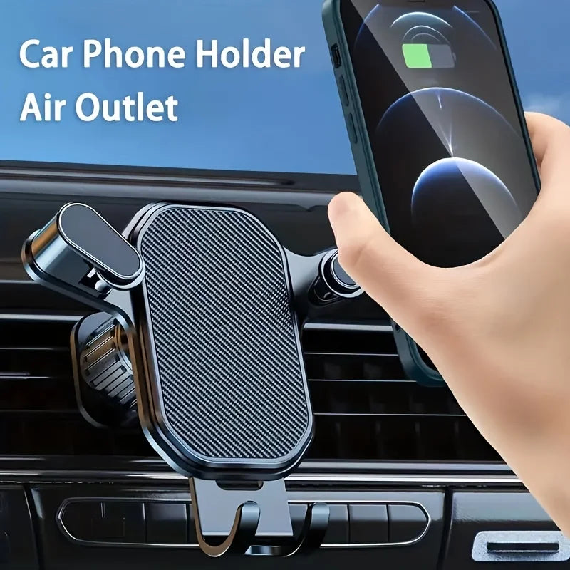 Soporte de Teléfono para Auto con Clip para Rejilla de Aire – Universal para Celulares de 4.7 a 6.7 Pulgadas