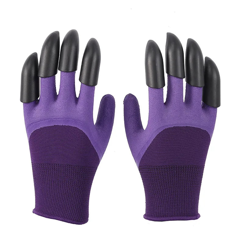 Guantes de Jardinería con Garras para Cavar y Plantar – Impermeables, Antideslizantes y Resistentes