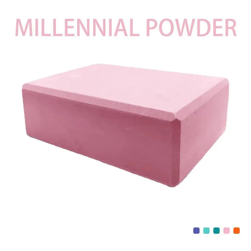 Bloque de Yoga de Espuma de Alta Densidad – Ladrillo Antideslizante para Yoga, Pilates y Estiramiento (1 pieza)