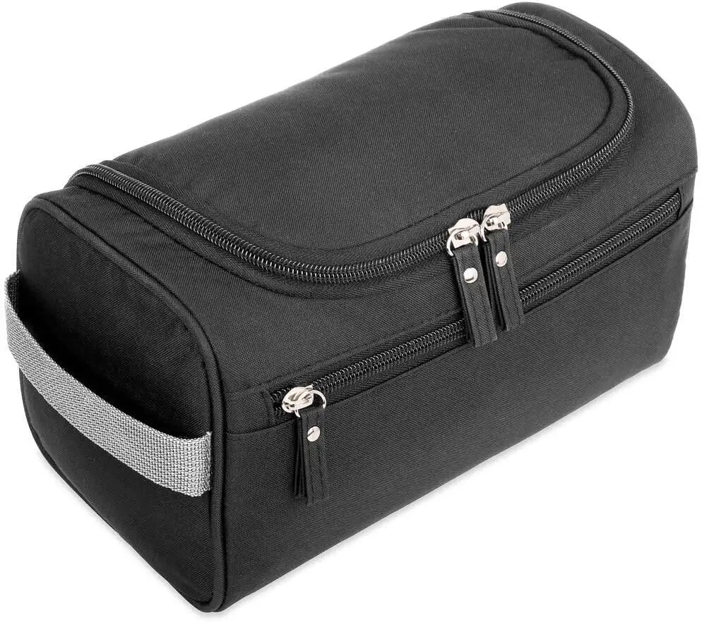 Neceser de Maquillaje y Cosméticos Portátil Impermeable – Estuche Organizador de Viaje con Asa para Mujer y Hombre