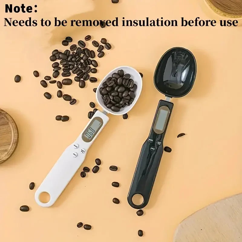 Báscula Cuchara Digital de Cocina – Precisión 0.1-500g con Pantalla LCD para Repostería y Café